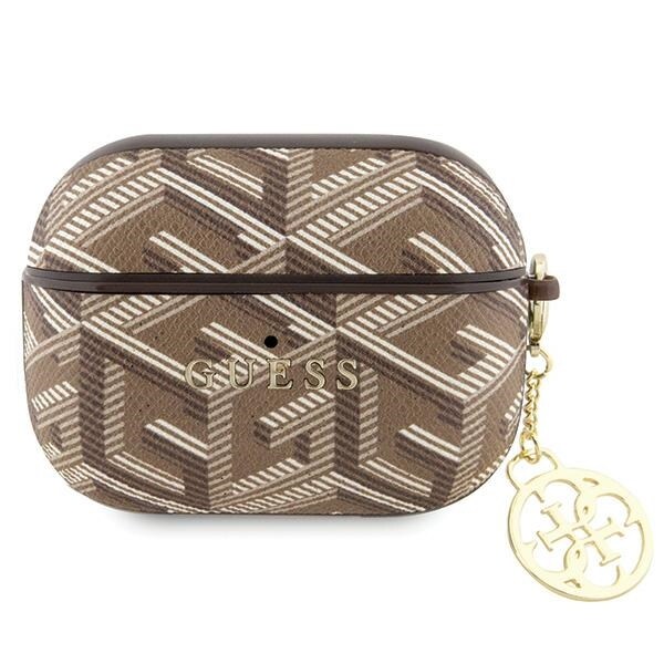 Guess GUAPPGCE4CW-etui til AirPods Pro - brun GCube Charm