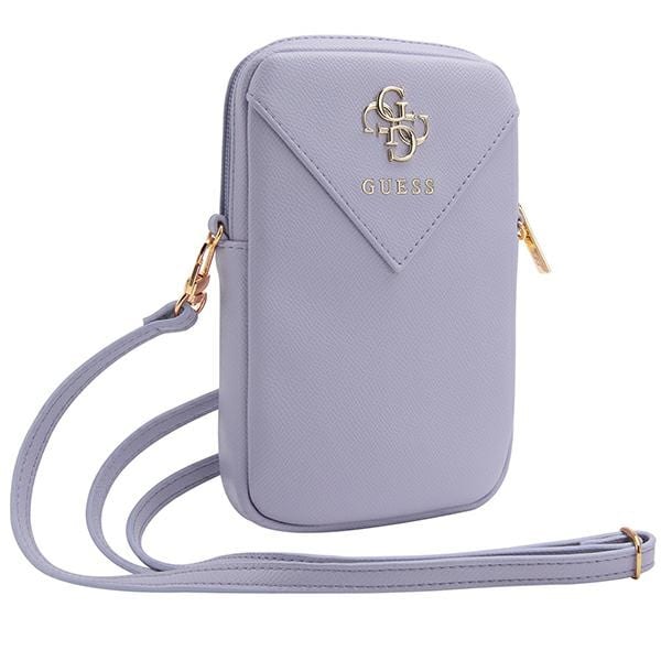 Guess Zip Triangle 4G taske - lilla