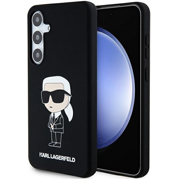 Karl Lagerfeld Ikonik-etui i silikone til Samsung Galaxy S24 - sort