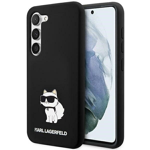 Karl Lagerfeld Choupette-etui i silikone til Samsung Galaxy S24+ - sort