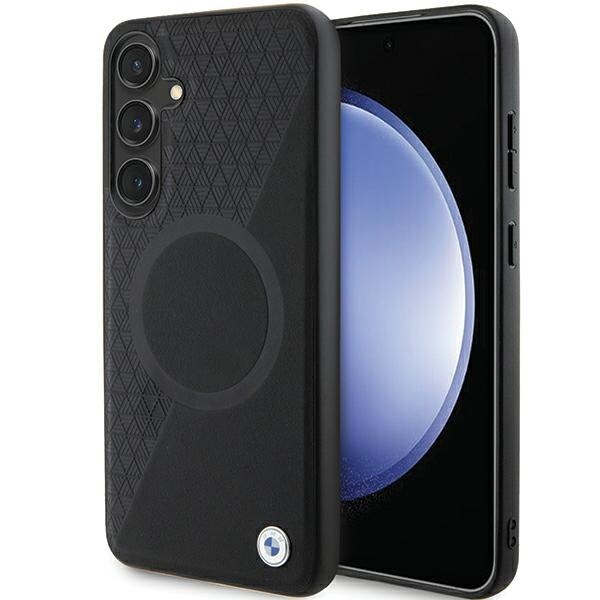 BMW BMHMS24M23RTPK S24+ S926 sort/sort hardcase Signature Leather Half Textured & Circle MagSafe