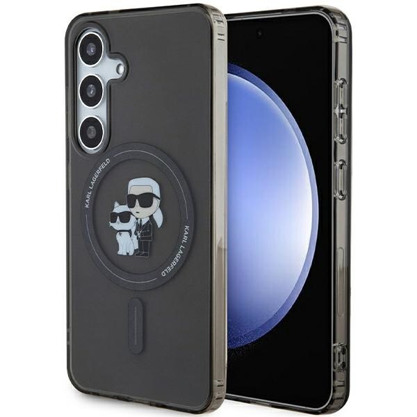 Karl Lagerfeld IML Karl&Choupette MagSafe-etui til Samsung Galaxy S24 - sort