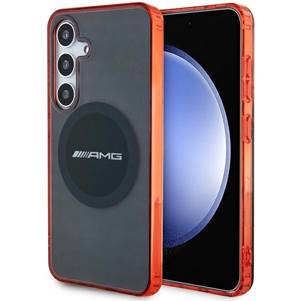 AMG Transparent Bicolor MagSafe-etui til Samsung Galaxy S24 - sort