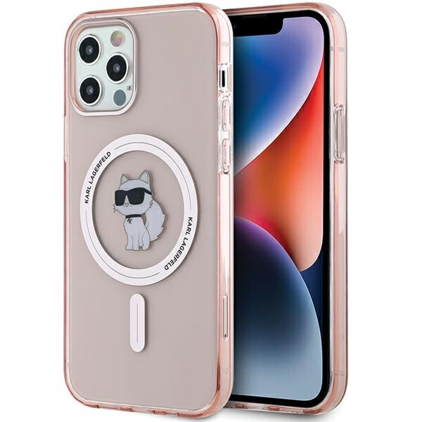 Karl Lagerfeld IML Choupette MagSafe-etui til iPhone 12/12 Pro - pink