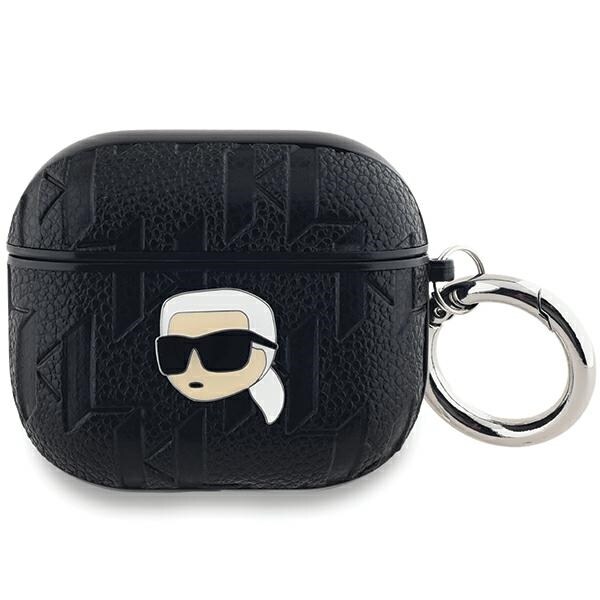 Karl Lagerfeld Monogram Karl Head-etui til AirPods 3 - sort