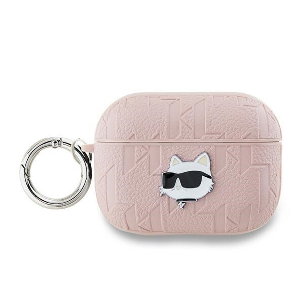 Karl Lagerfeld Monogram Choupette Head-etui til AirPods Pro 2 - pink