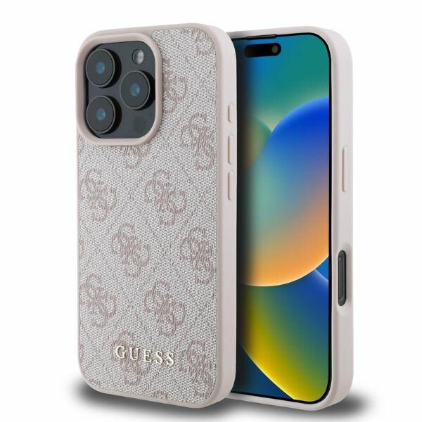Guess 4G Classic iPhone 16 Pro Max-etui - Pink