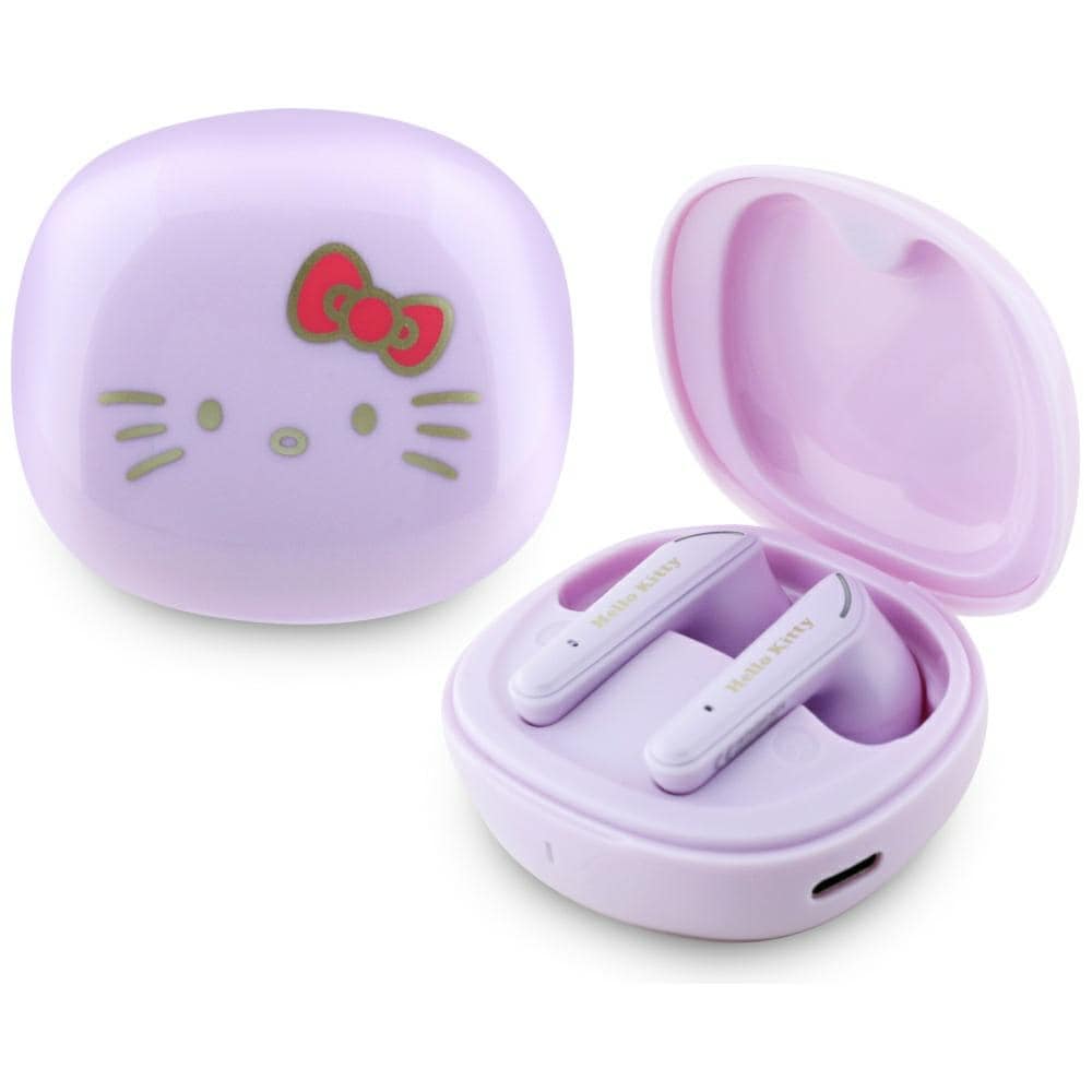 Hello Kitty TWS Earphones O Glossy Finish - Lilla