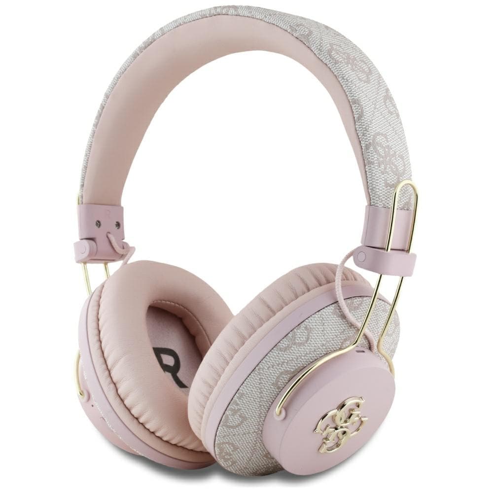 Guess ENC Metal 4G Logo On-Ear-hovedtelefoner - Pink