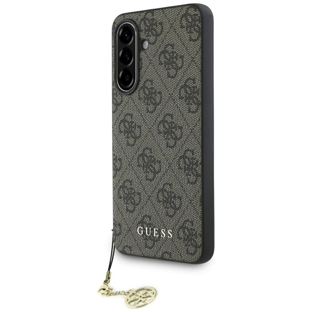 Guess 4G Charms Collection-etui til Samsung Galaxy A36 Brun
