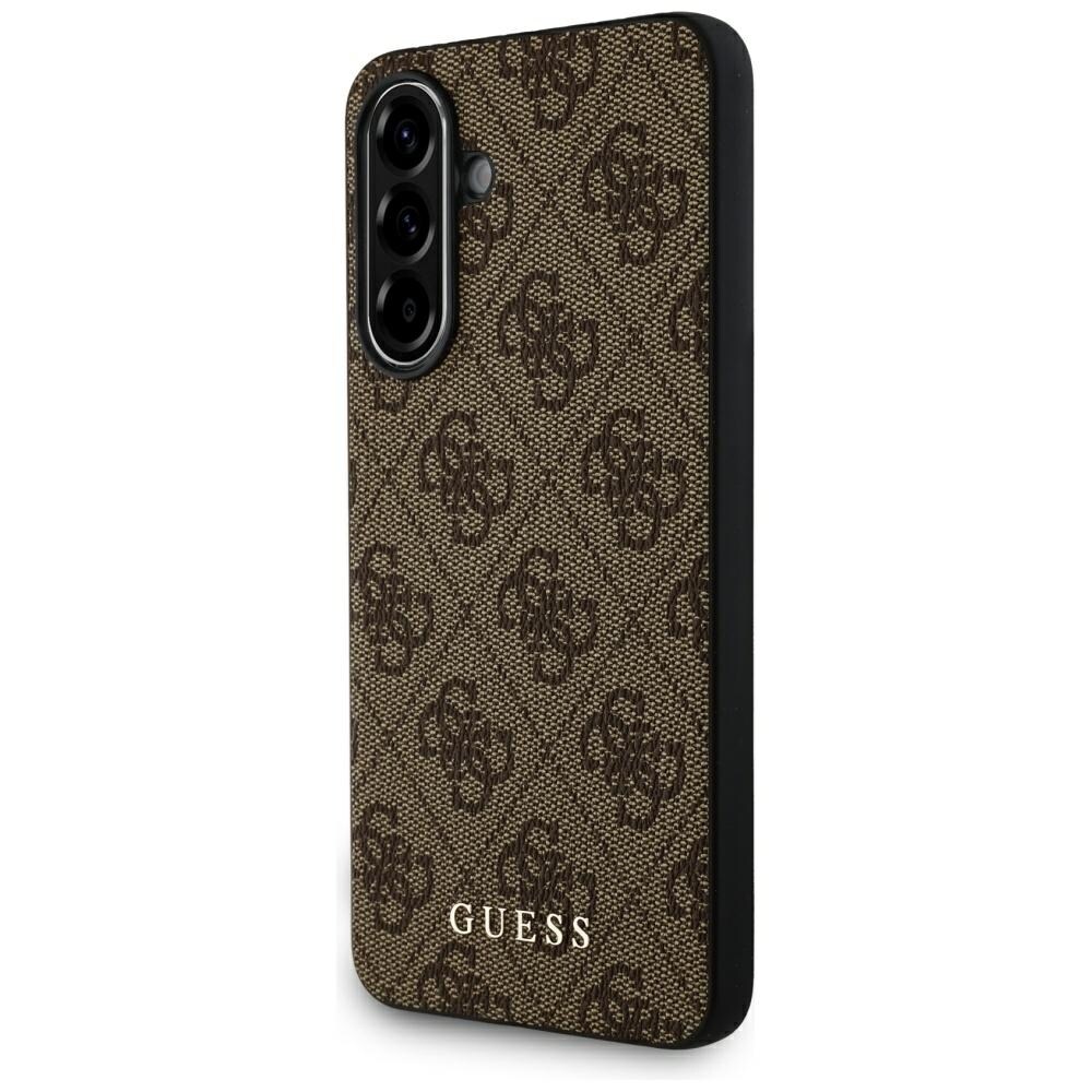 Guess 4G metal guld logo etui til Samsung Galaxy A36 - Brun