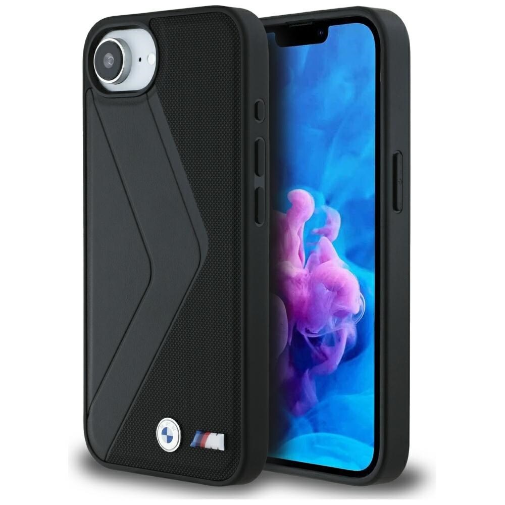 BMW Oversized Stripes MagSafe-etui til iPhone 16e - sort