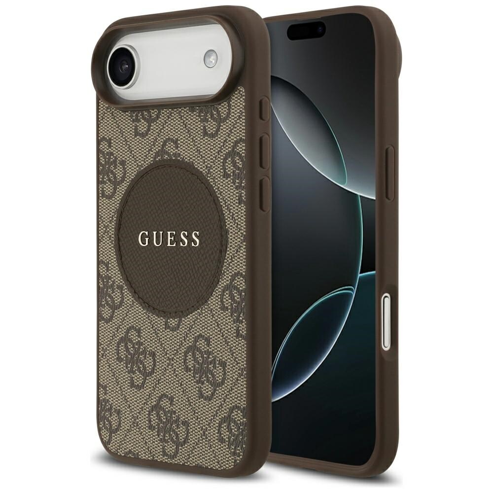 Guess 4G Circle Classic Logo MagSafe-etui til iPhone Air - brun
