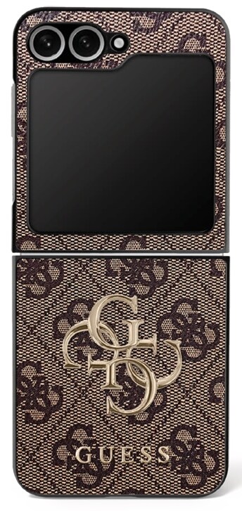 Guess Stort 4G-logo Classic Logotaske til Samsung Galaxy Z Flip 7 - Brun