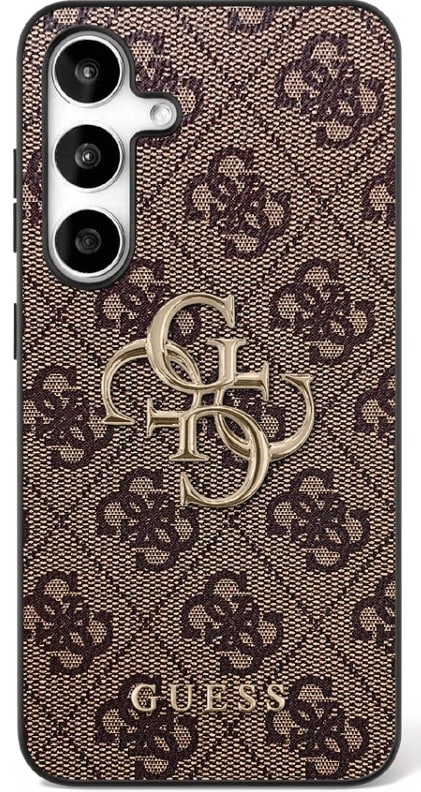 Guess Big 4G Classic Logo Etui til Samsung Galaxy S25 FE - Brun