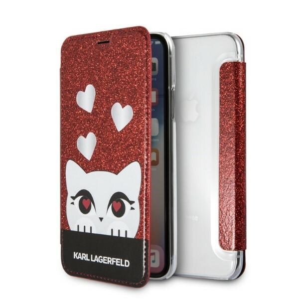 Karl Lagerfeld Valentine iPhone X/XS taske - rød