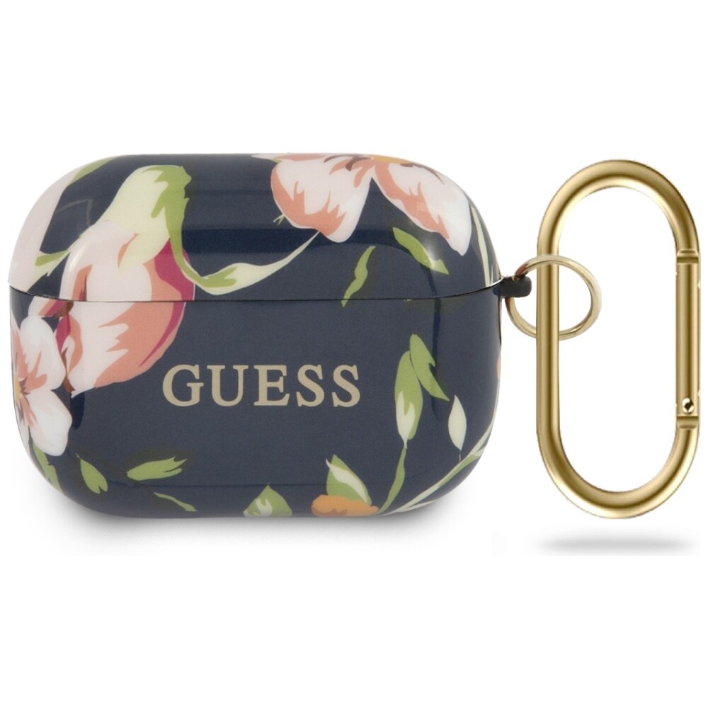 Guess GUACAPTPUBKFL03 AirPods Pro-cover blå/blå N.3 Flower Collection