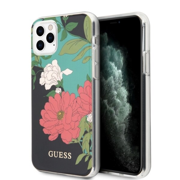 Guess GUHCN58IMLFL01 iPhone 11 Pro sort/sort N°1 Flower Collection