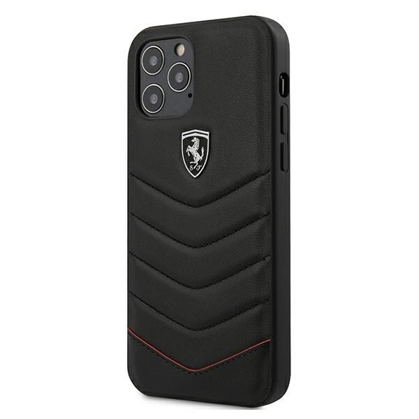 Ferrari FEHQUHCP12LBK iPhone 12 Pro Max 6,7" sort/sort hardcase Off Track Quilted