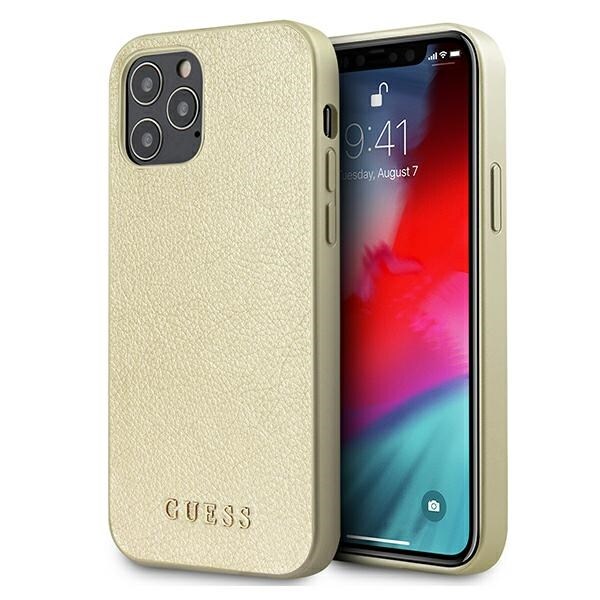 Guess GUHCP12LIGLGO iPhone 12 Pro Max 6,7" guld/guld hardcase Iridescent