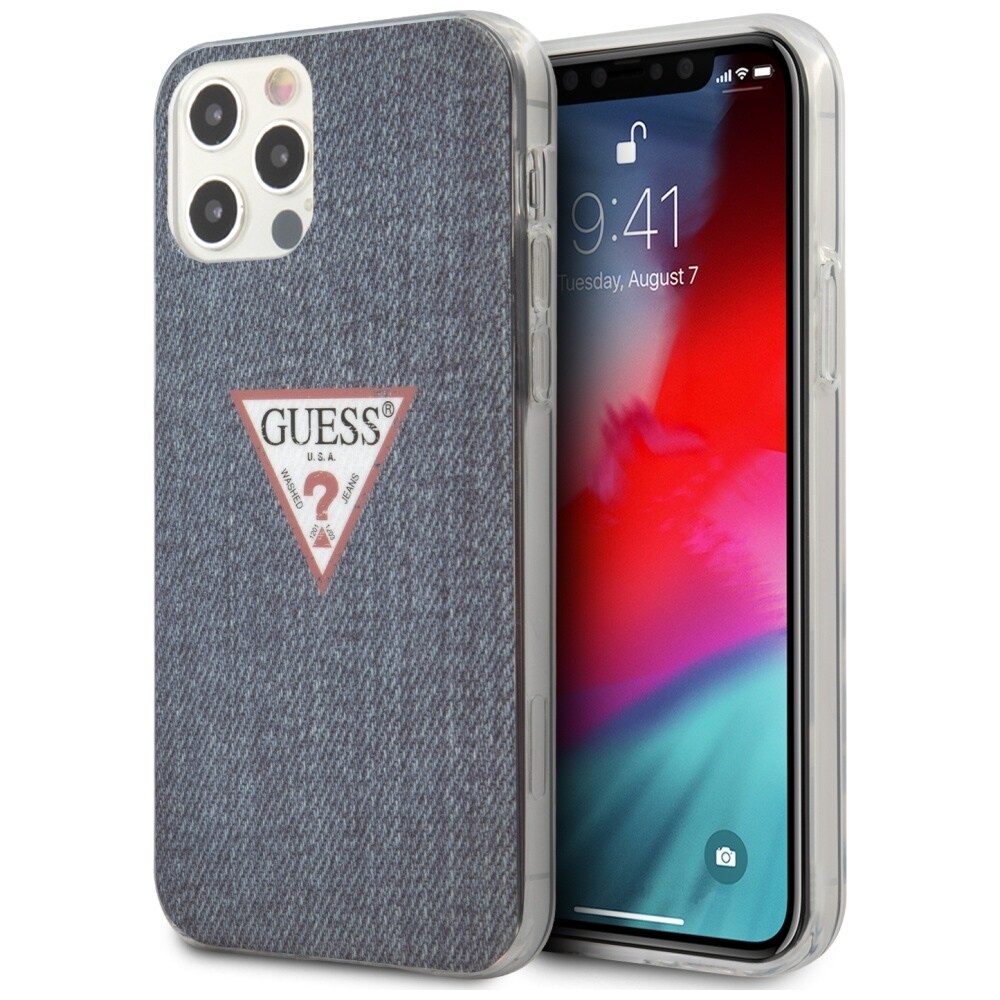Guess GUHCP12LPCUJULDB iPhone 12 Pro Max 6,7" navy/mørkeblå hardcase Jeans Collection