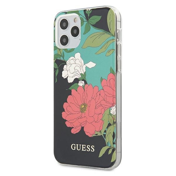 Guess GUHCP12LIMLFL01 iPhone 12 Pro Max 6,7" sort/sort N°1 Flower Collection