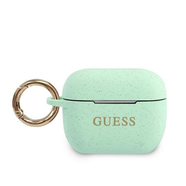 Guess GUACAPSILGLGN AirPods Pro-cover grøn/grøn Silikone Glitter