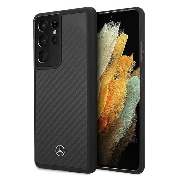 Mercedes Dynamic Line-etui til Samsung Galaxy S21 Ultra - Sort