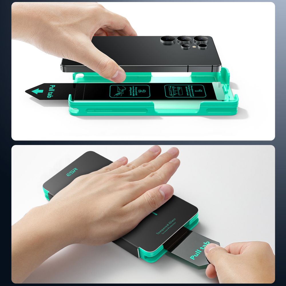 ESR hærdet glas 2-pak til Samsung Galaxy S25 Ultra - transparent