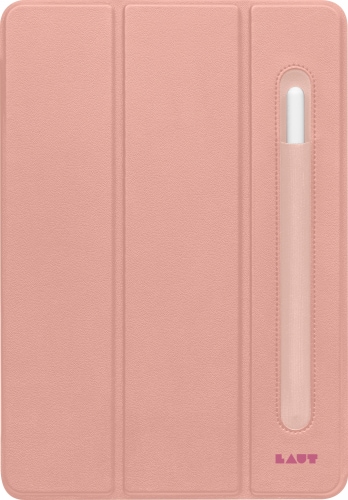 LAUT Huex Folio-etui med Apple blyantholder til iPad 10,2" 7/8/9 - Pink