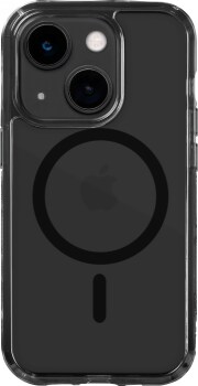 LAUT Crystal Matter - beskyttelsesetui til iPhone 14 Plus, kompatibel med MagSafe (sort)