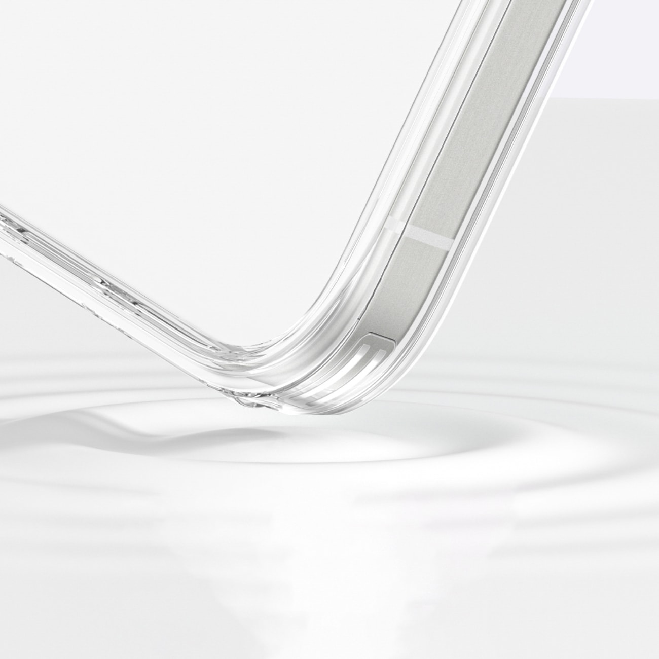 AmazingThing Minimal Mag Case med magnetisk ring til iPhone 16 Pro - Transparent