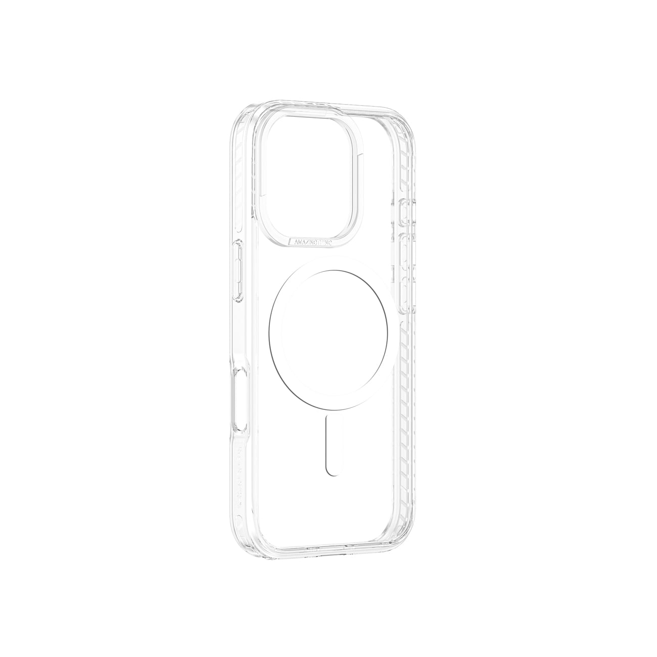 AmazingThing Titan Pro Mag-etui med magnetisk ring til iPhone 16 Pro - gennemsigtig