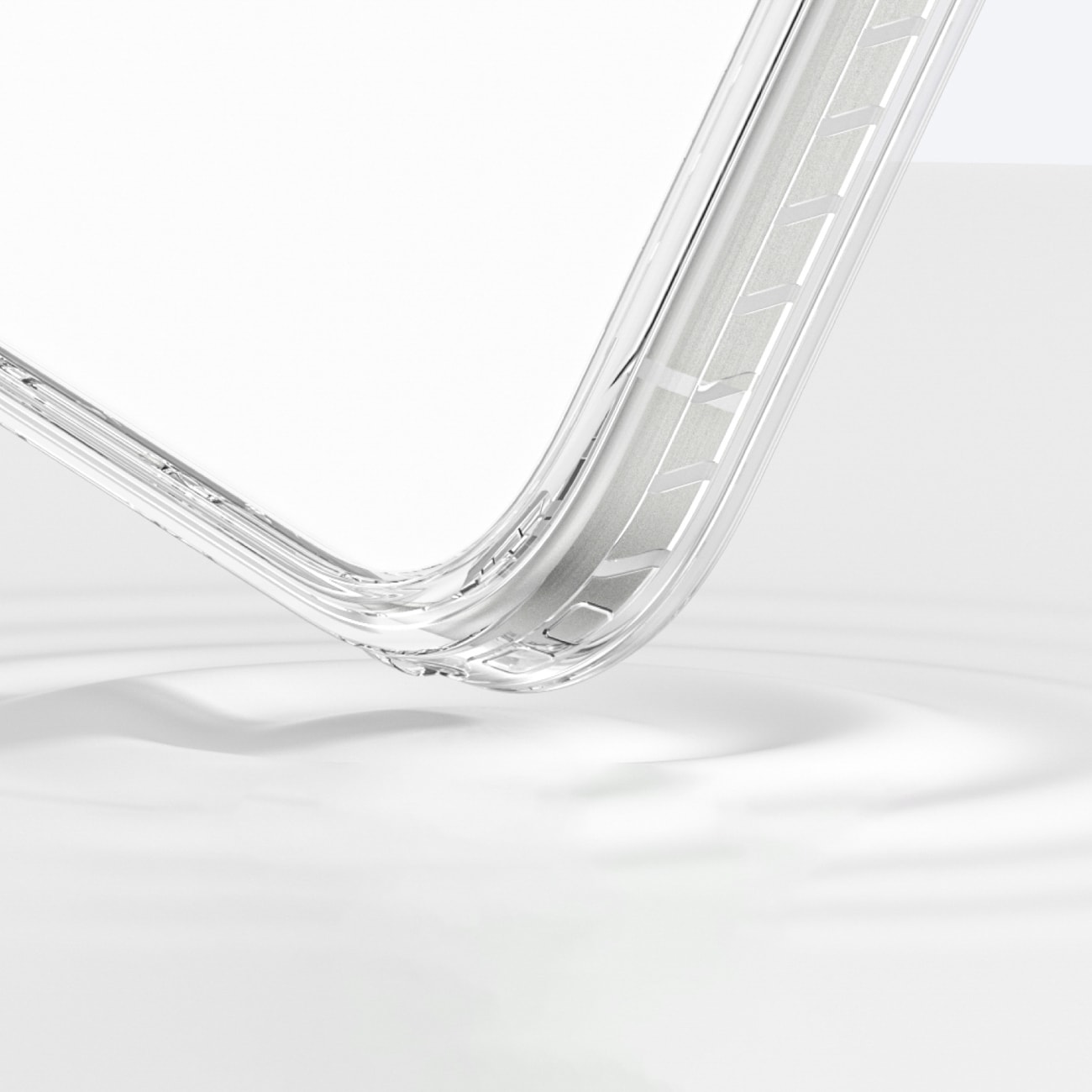 AmazingThing Titan Pro Mag-etui med magnetisk ring til iPhone 16 Pro - gennemsigtig