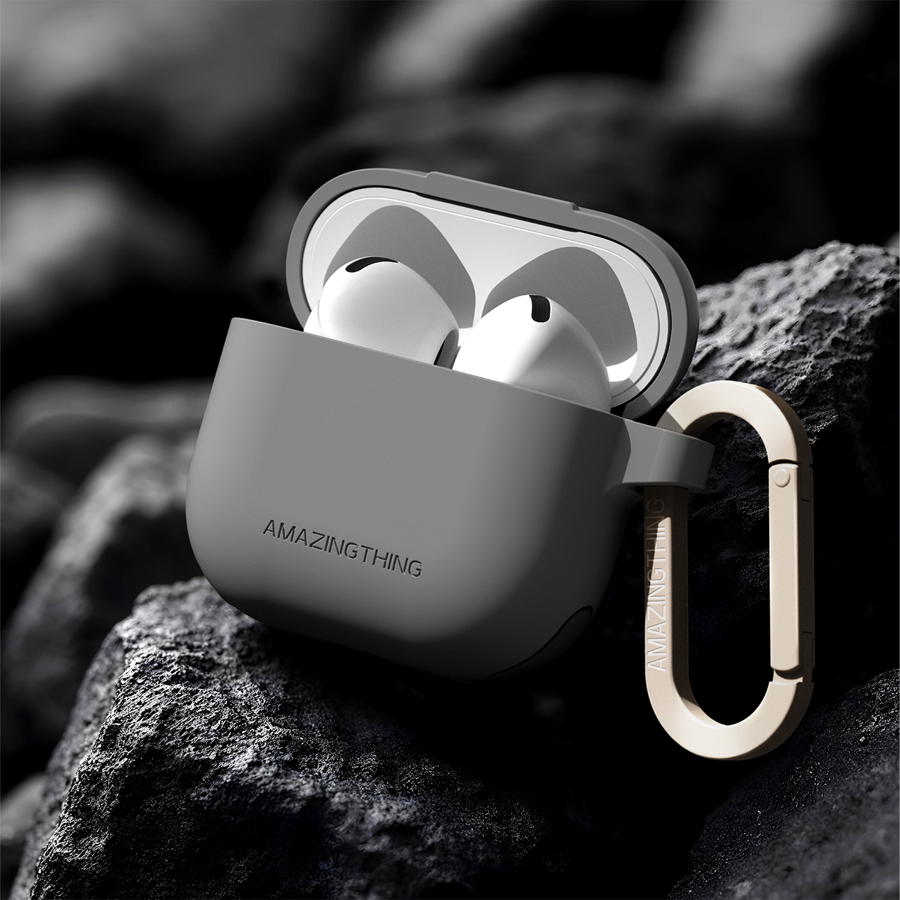 AmazingThing Omni Case til AirPods 4 - Grå