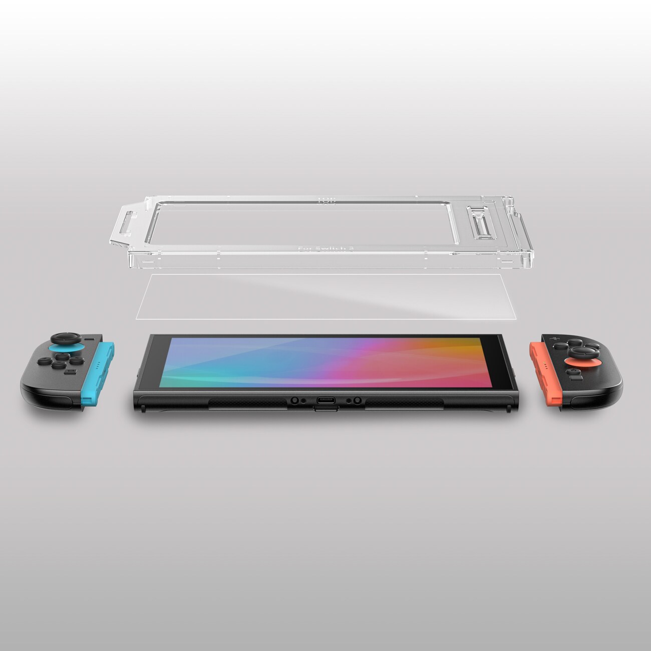 AmazingThing Radix Full Glass hærdet glas til Nintendo Switch 2 (2 stk.)