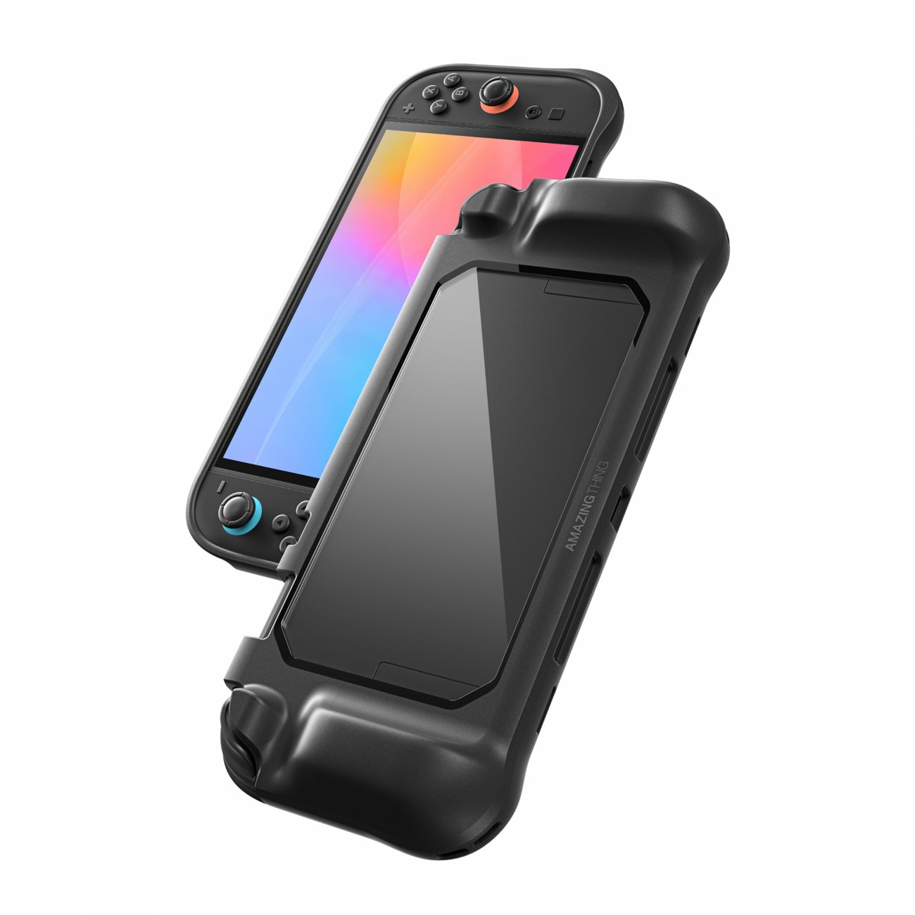 AmazingThing PlayShield Bunker beskyttelsesetui til Nintendo Switch 2 - Sort