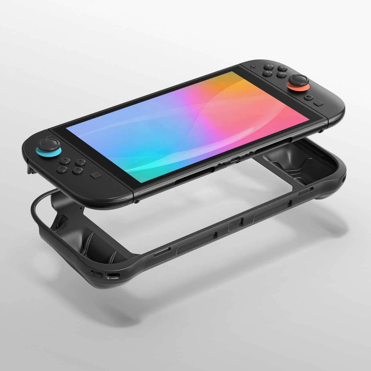 AmazingThing PlayShield Bunker beskyttelsesetui til Nintendo Switch 2 - Sort