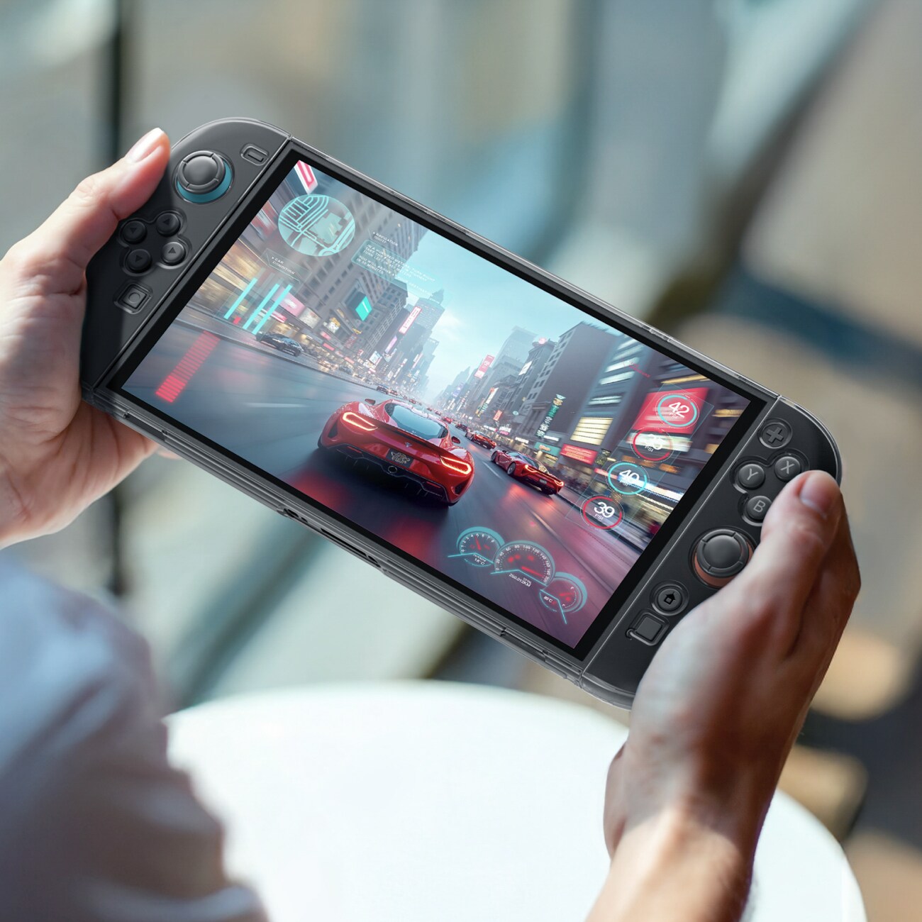 AmazingThing PlayShield Bare Case til Nintendo Switch 2 - Transparent
