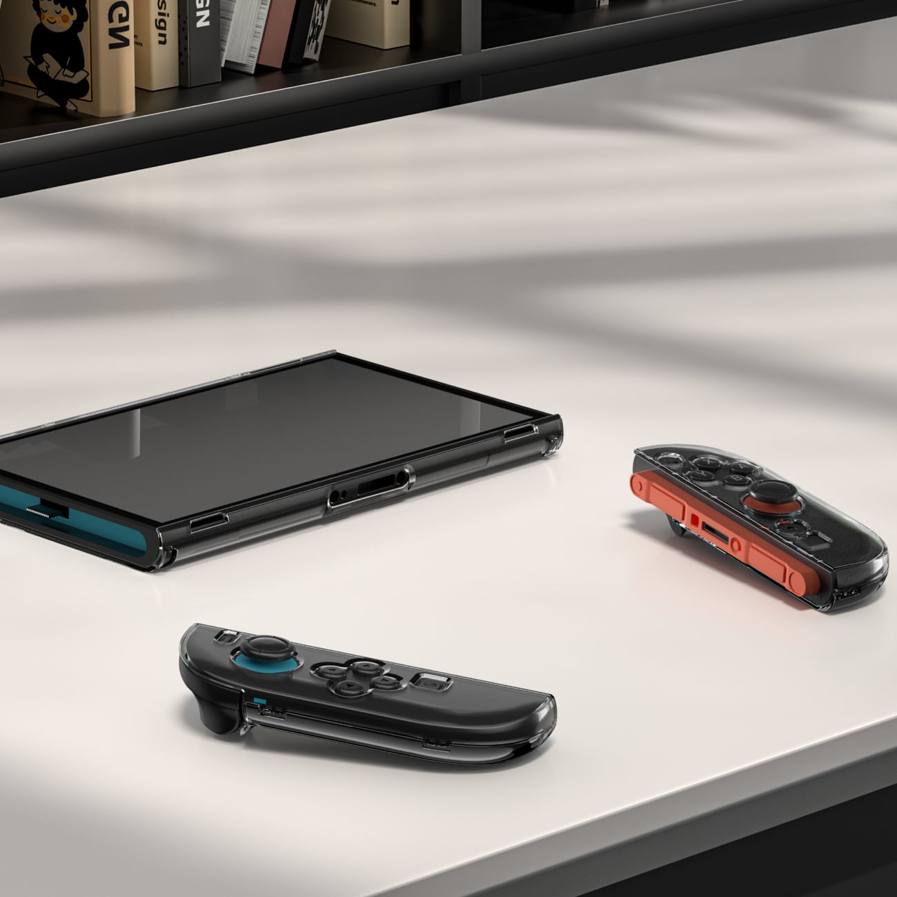 AmazingThing PlayShield Bare Case til Nintendo Switch 2 - Semi-gennemsigtig