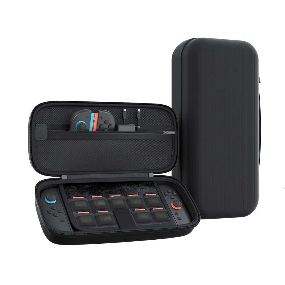 AmazingThing PlayShield Pack Kit-etui til Nintendo Switch 2 - Sort