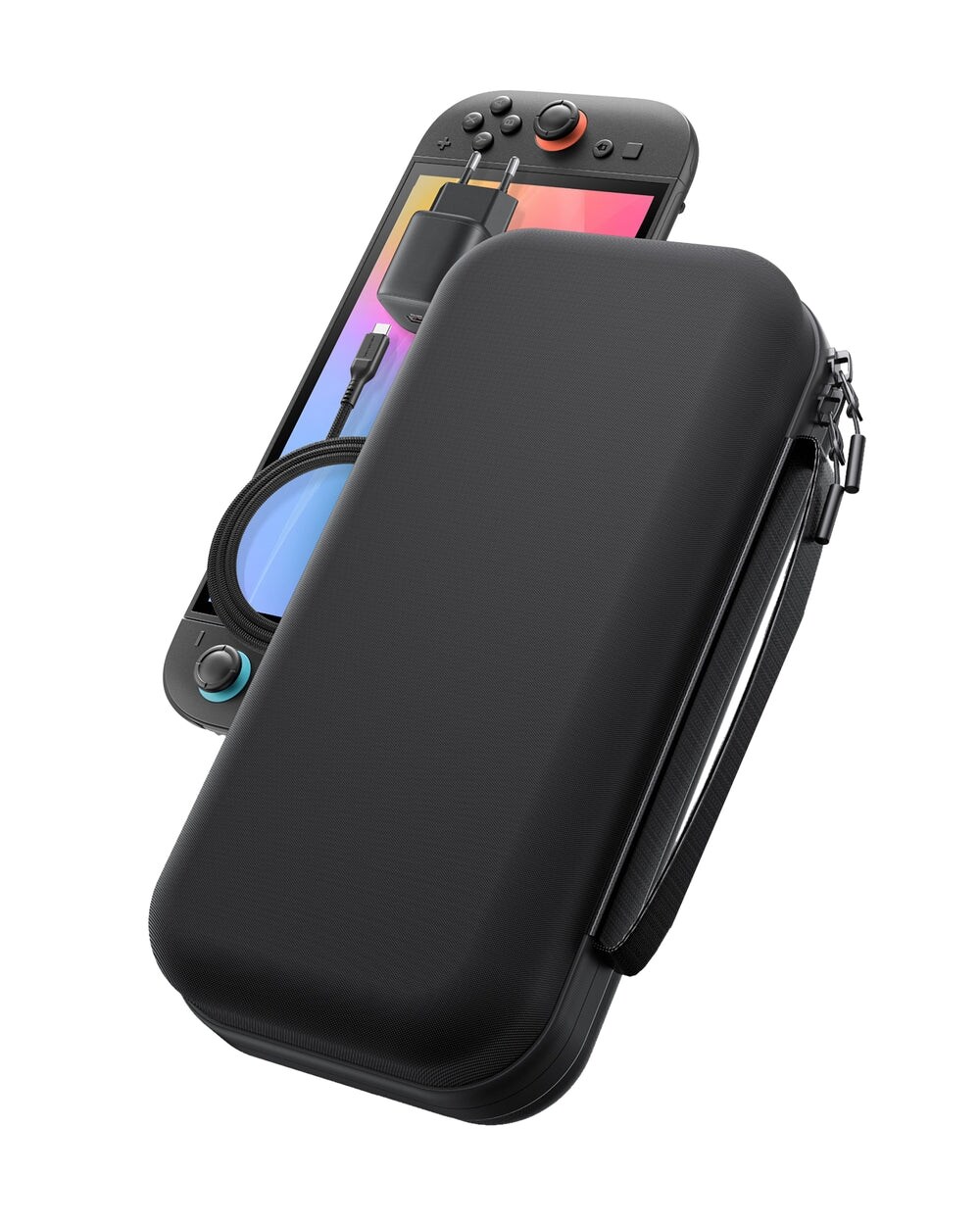 AmazingThing PlayShield Pack Kit-etui til Nintendo Switch 2 - Sort