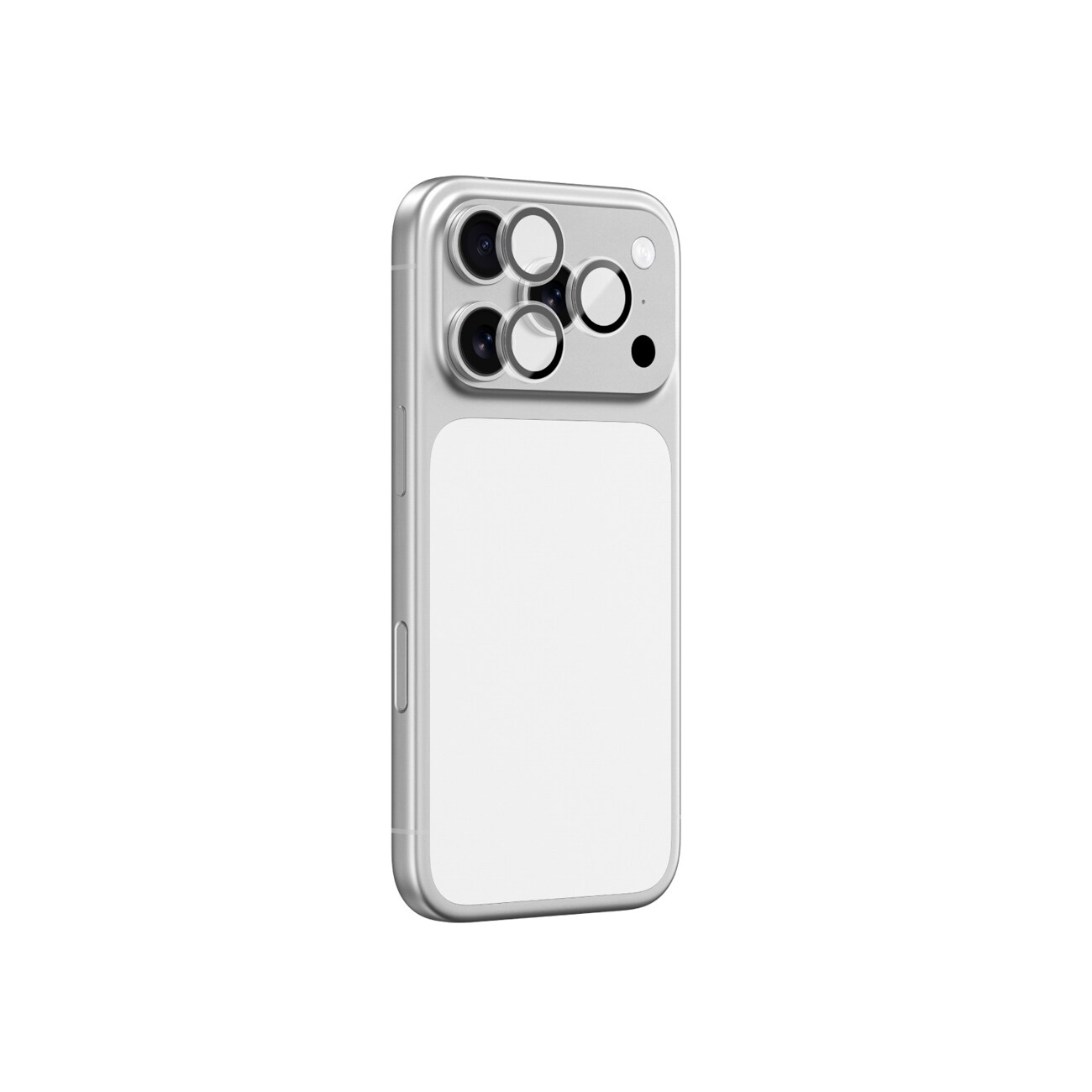 AmazingThing Linseglas til iPhone 17 Pro / Pro Max med sort aluminiumsramme