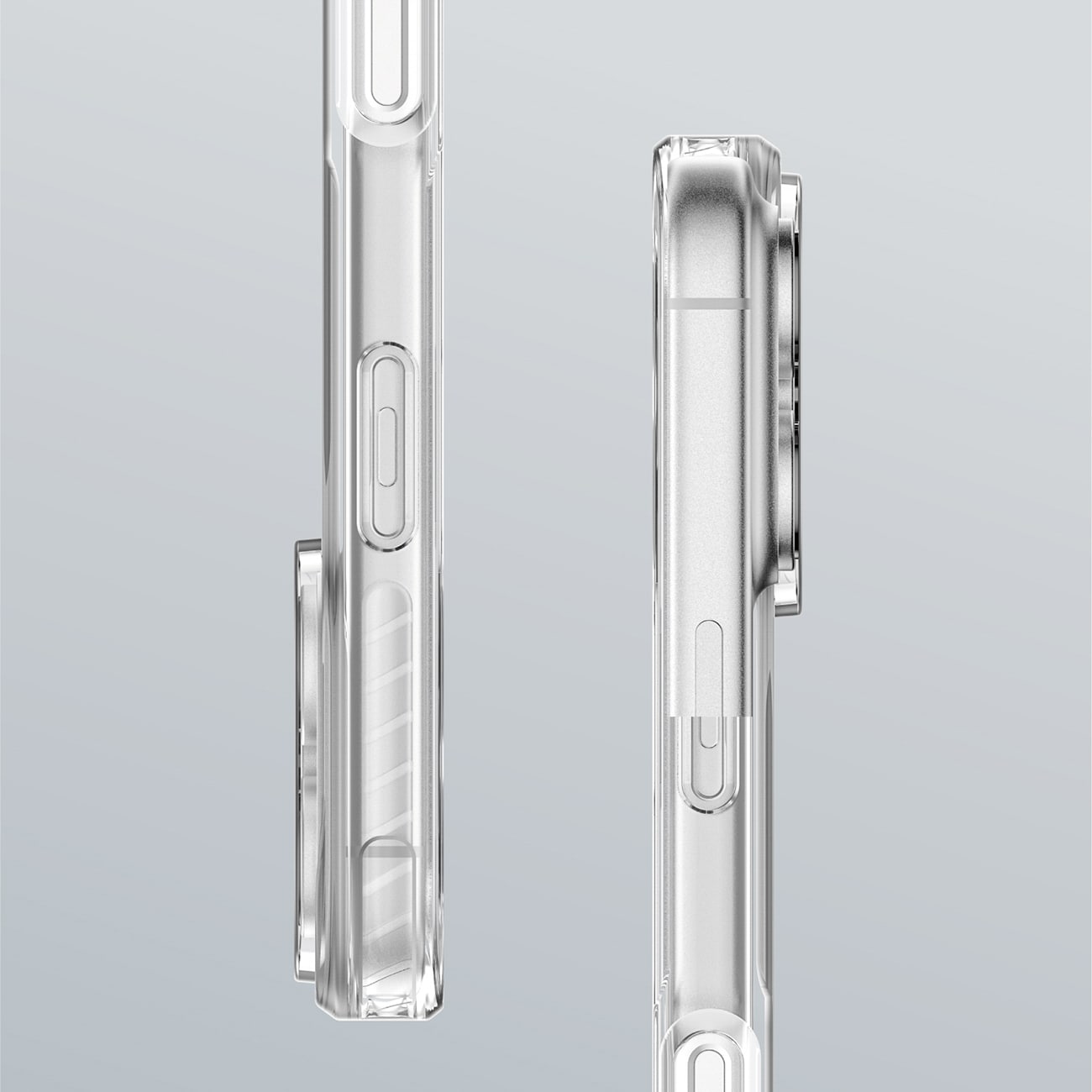 AmazingThing Titan Pro-etui til iPhone 17 Pro MagSafe-kompatibel - gennemsigtig