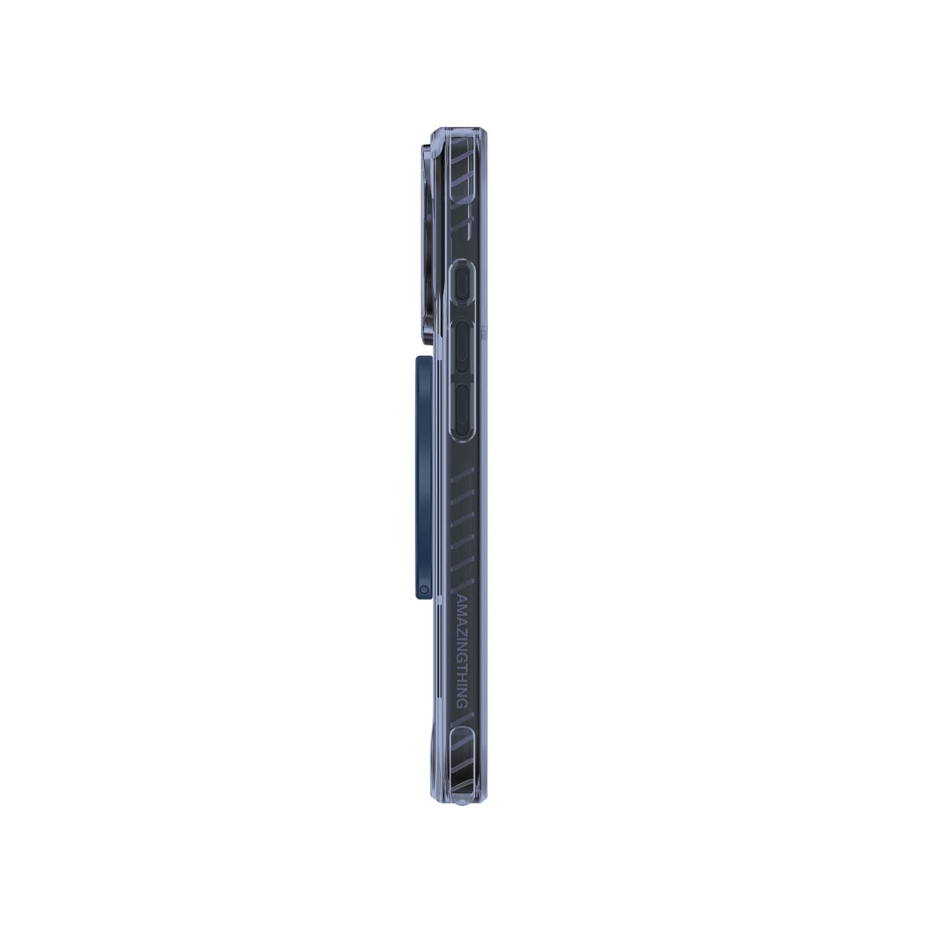 AmazingThing Titan Pro Grip Ring Set-etui til iPhone 17 Pro Max Kompatibel med MagSafe - Blå
