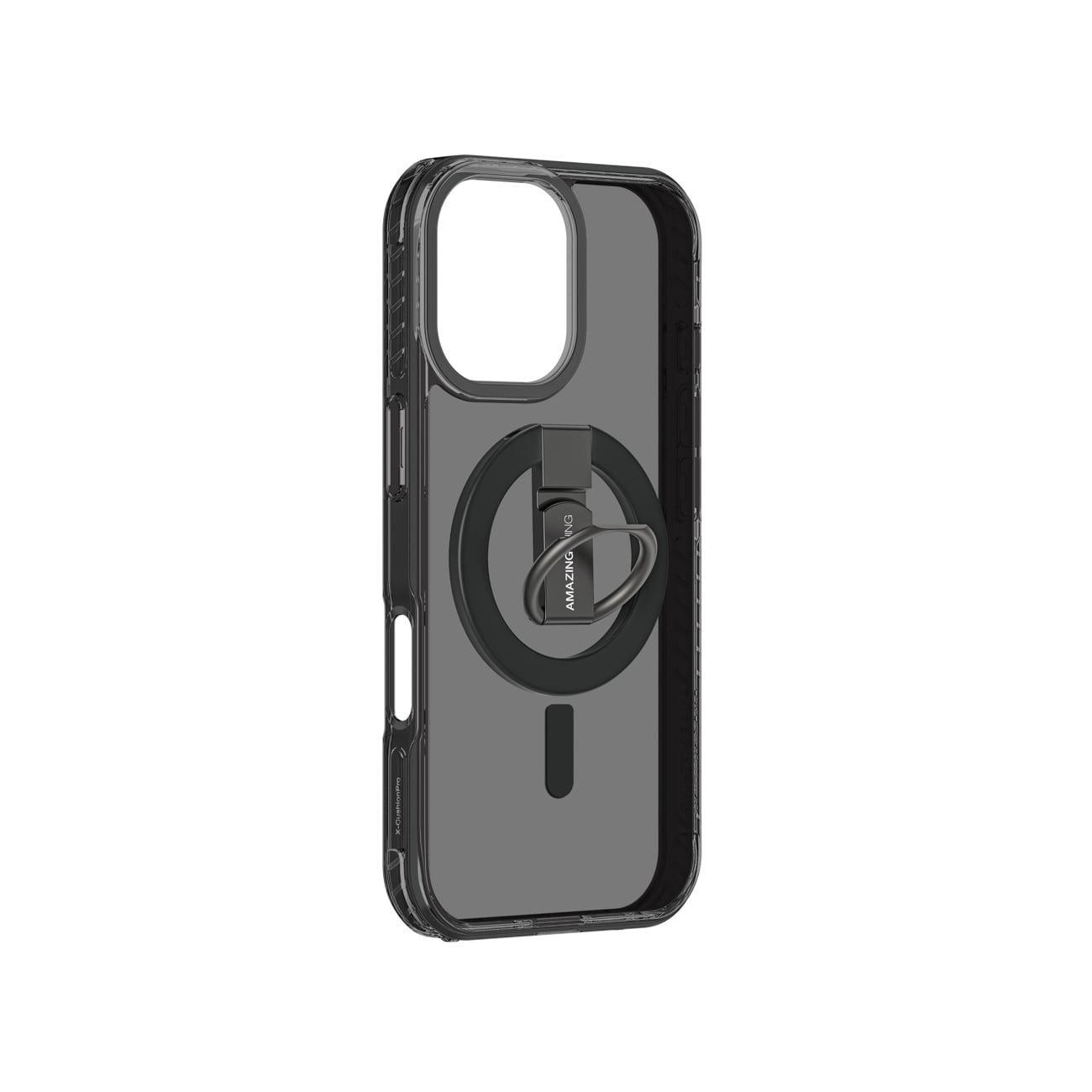 AmazingThing Titan Pro Grip Ring Set-etui til iPhone 17 Kompatibel med MagSafe - Sort