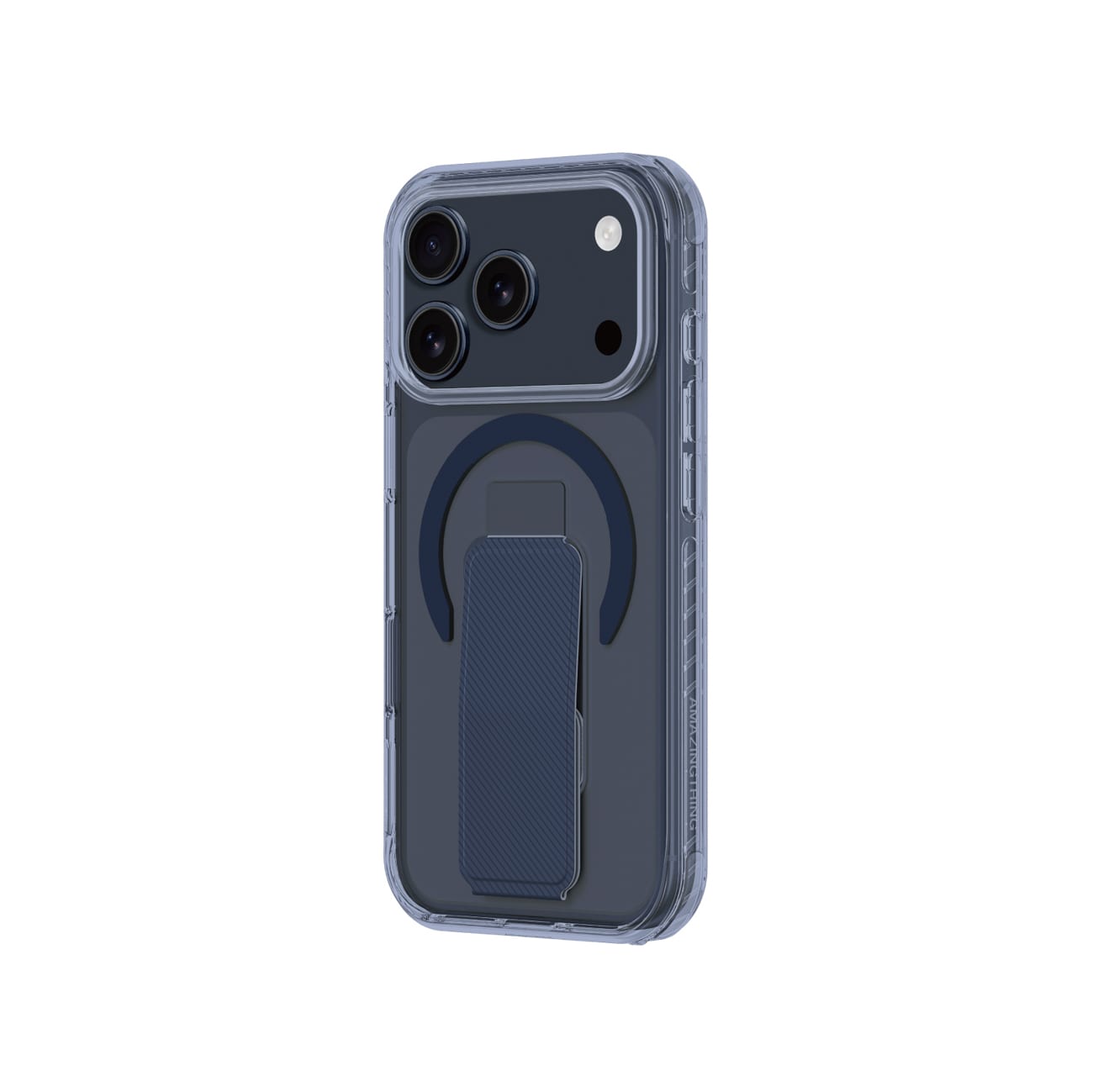 AmazingThing Titan Pro Holder Case til iPhone 17 Pro Max Kompatibel med MagSafe - Blå