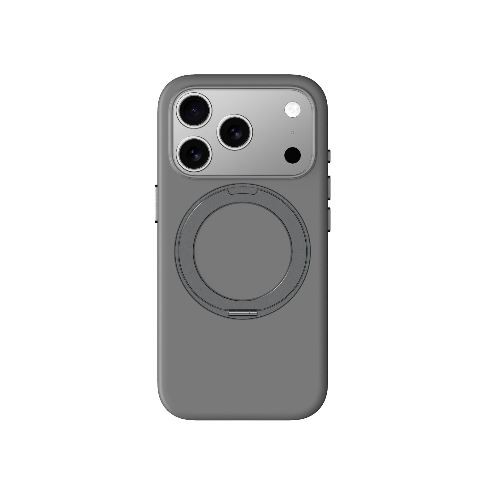AmazingThing Cloudie iPhone 17 Pro-etui med stativ - grå