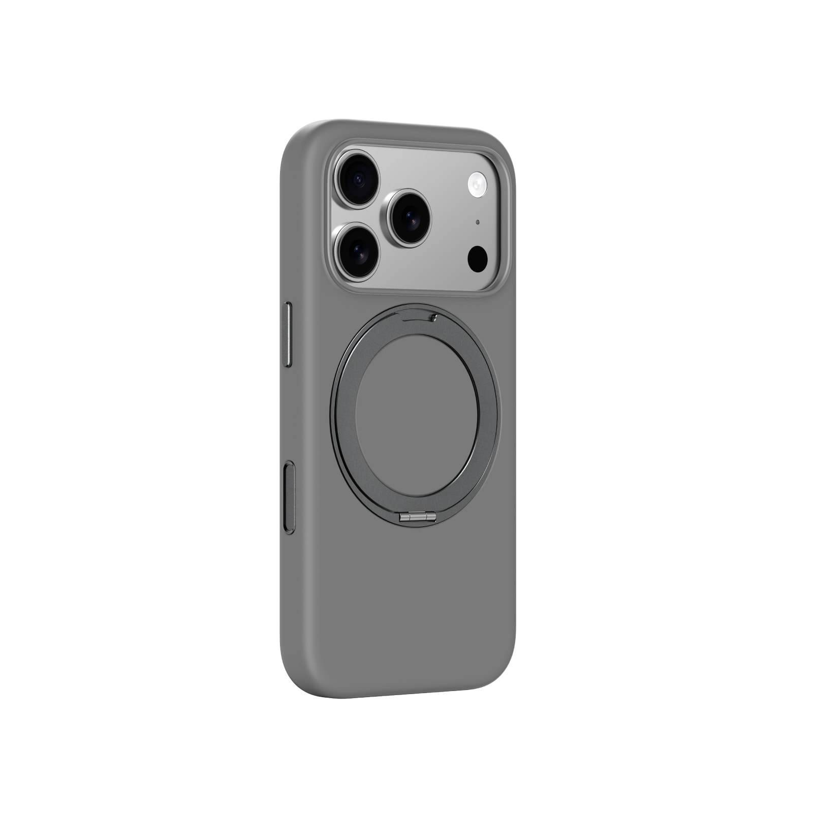 AmazingThing Cloudie iPhone 17 Pro-etui med stativ - grå