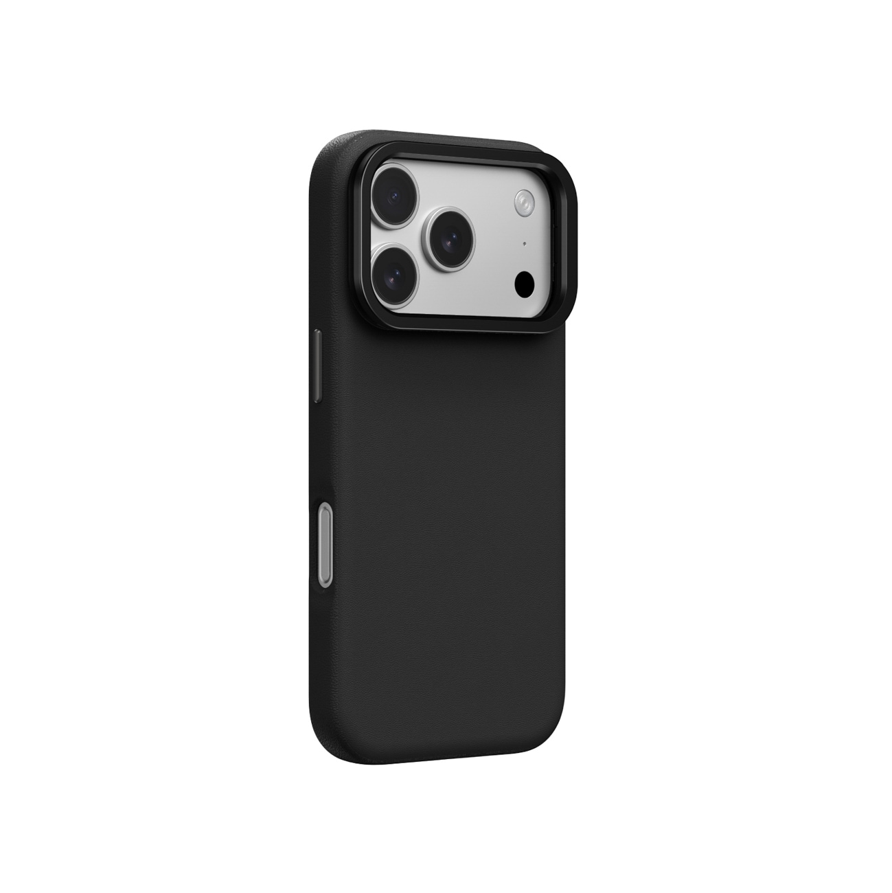 AmazingThing Glamour iPhone 17 Pro-etui med stativ - sort